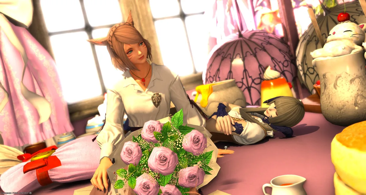 横から撮ったふたり