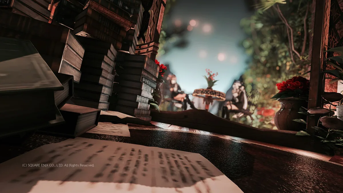 座っておしゃべりするふたり