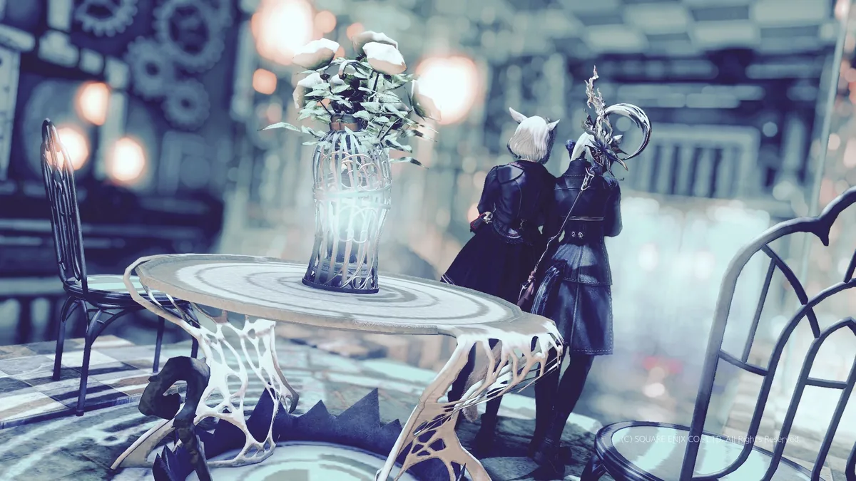 後ろ姿のふたり