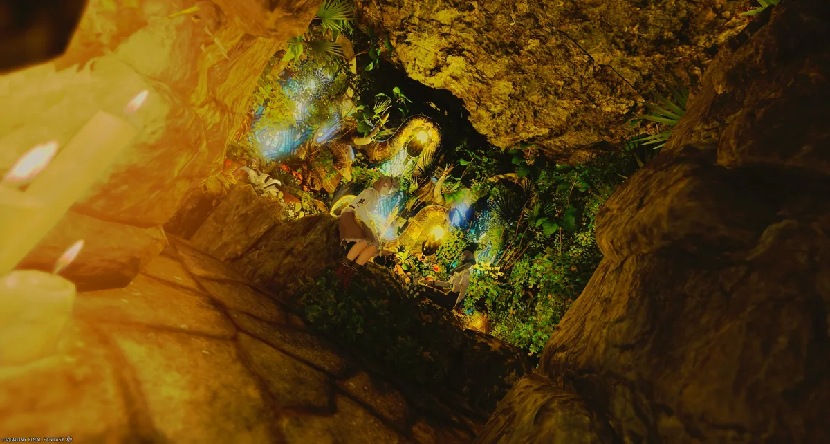 腰掛けるふたり