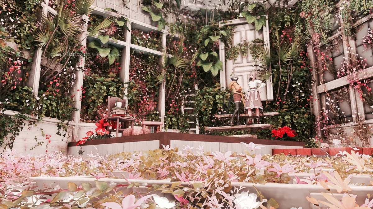 立ちポーズのふたり