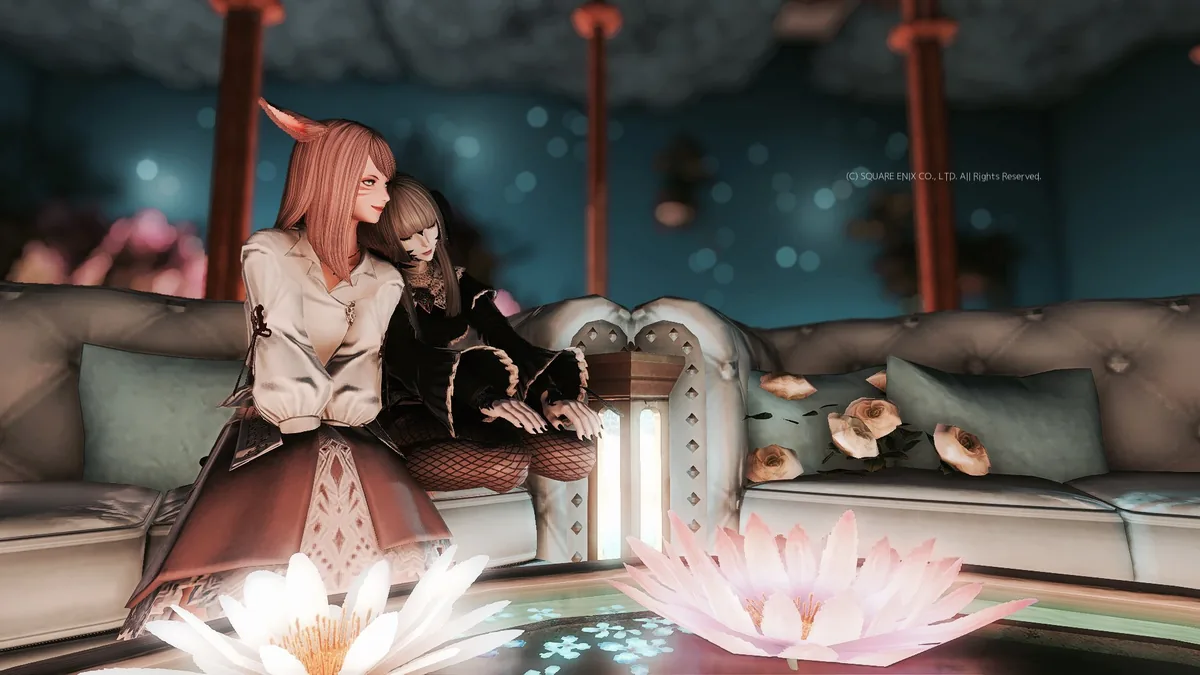 くっつくふたり