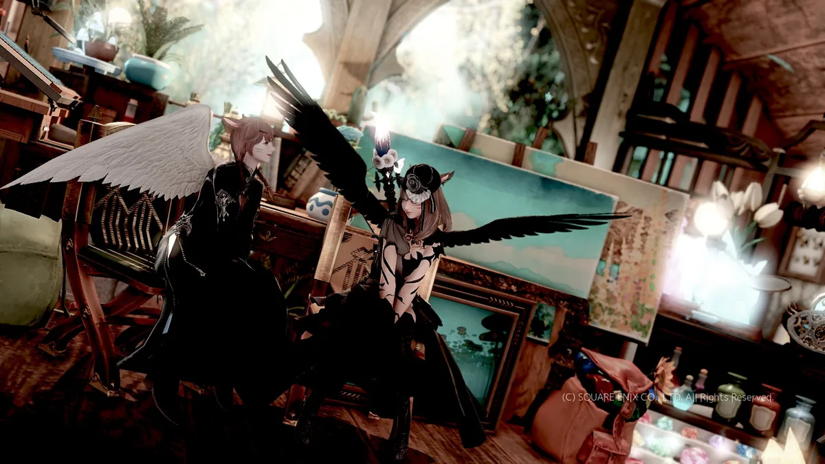 椅子に座って向き合うメスッテ