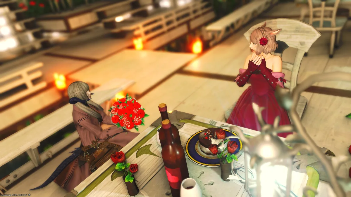 花束をもらうなな