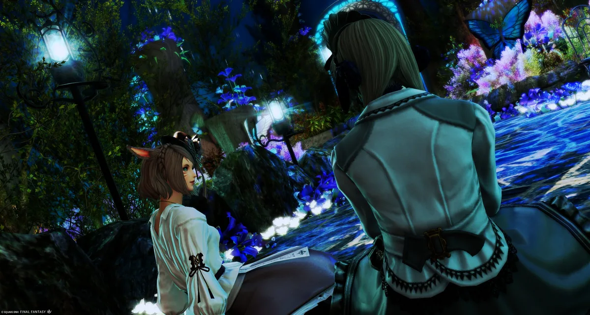 後ろ姿のふたり