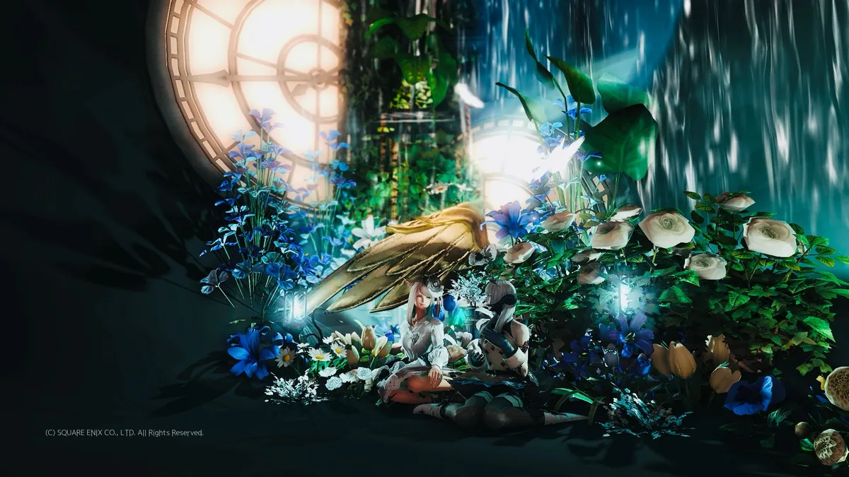 座って語り合うふたり