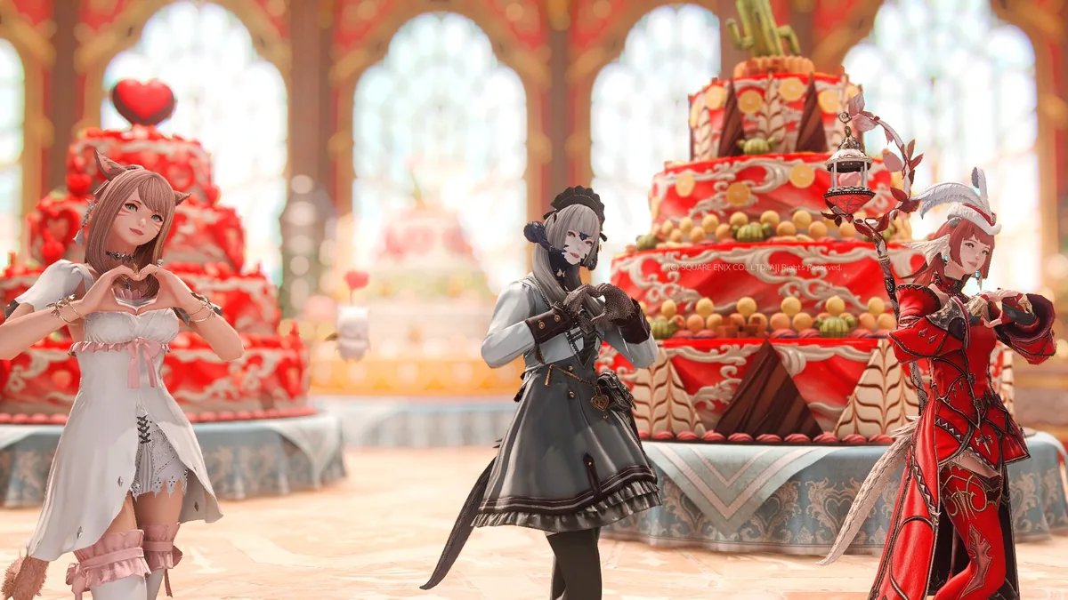 ハートポーズのふたり